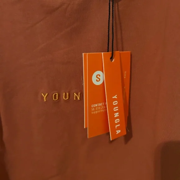 YoungLA Men's Rust Short Sleeve Tee - Picture 3 of 4